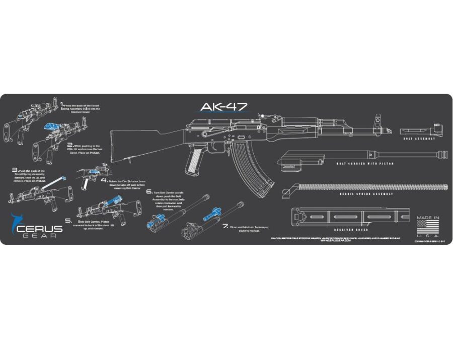 Cerus Gear 12x36 AK-47 Instructional Promat Grey
