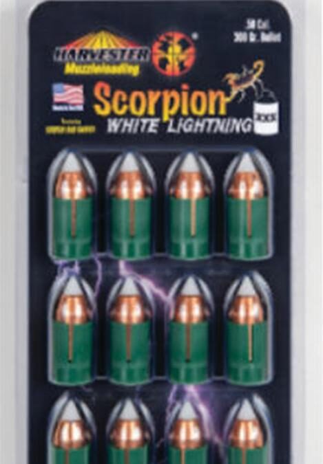 Harvester Muzzleloading .50 cal Crushed Rib Sabot 458 Cal. Bullets 12/pk