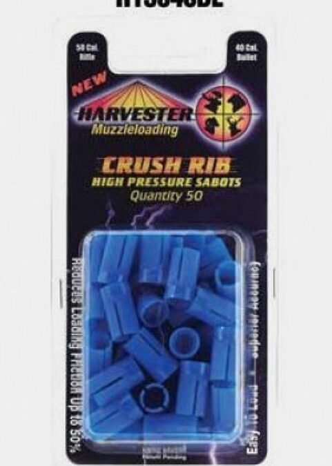 Harvester Muzzleloading 50 Cal. Crush Rib Sabots Fit .40 Cal Bullets 50/pk