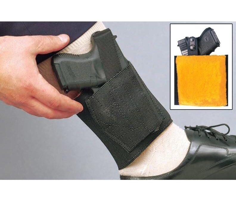 DeSantis Apache Ankle Rig Holster for Most Small Autos Black RH
