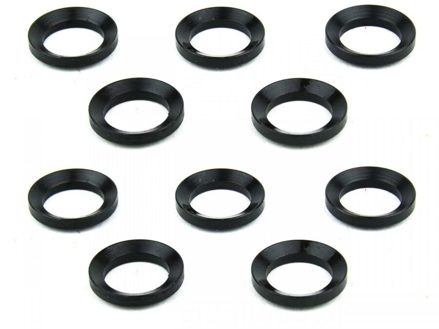 Tacfire AR-15/.223 Muzzle Brake Crush Black Washers - 10/ct