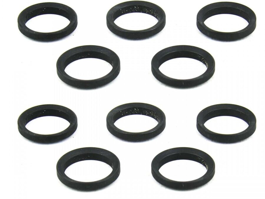 Tacfire AR-10 Muzzle Brake Crush Black Washers - 10/ct