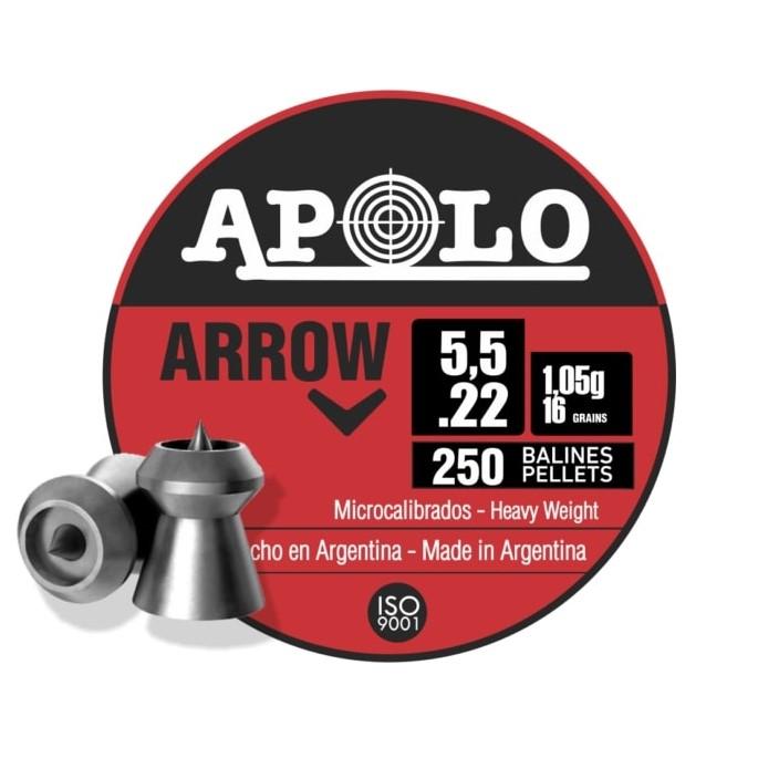 Hatsan Apolo Arrow Air Rifle Pellets 22 Cal 16 gr 250/ct