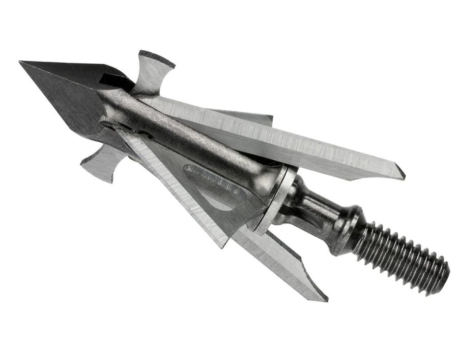 Muzzy Trocar 4-Blade HB-Hybrid Crossbow Broadhead 1" X 1 5/8" Cut 100 gr 3/pk