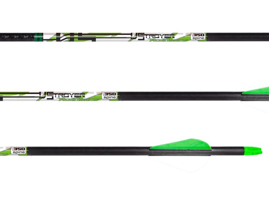 Carbon Express D-Stroyer Piledriver Arrows 350 Spines 6 Pack Fletched