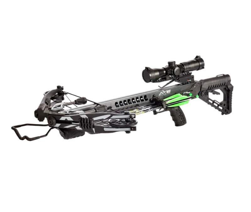 Carbon Express Axe 400 Crossbow with Scope Quiver & PileDriver Crossbolts