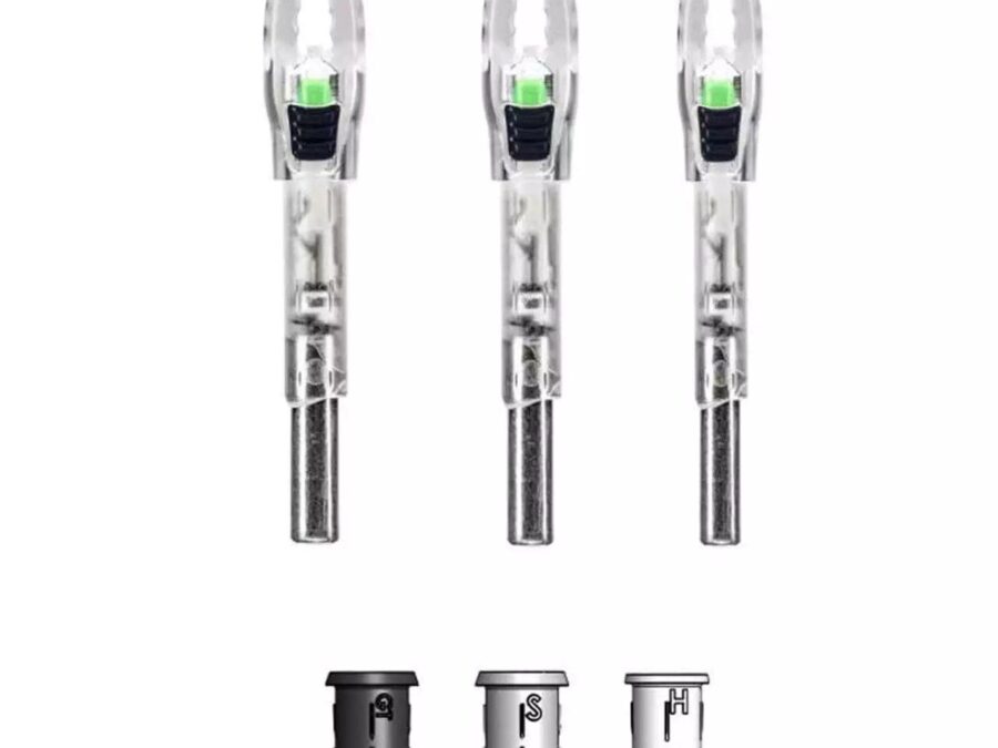 Nockturnal Shift Universal Green Lighted Nocks 3/pk