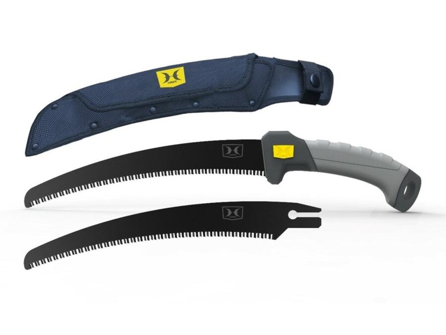 GSM Hawk Pruning Saw 11" Carbon Steel Blade w/ Nylon Sheath Replaceable Blade