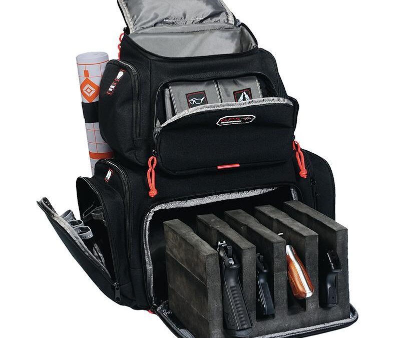 G-Outdoors Handgunner Backpack with 4 Handgun Cradle-Black
