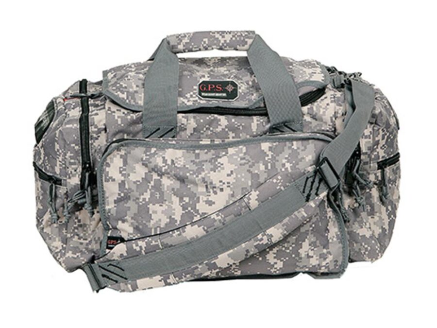 Large Range Bag w/Lift Ports & 4 ammo Dump Cups Fall Digital