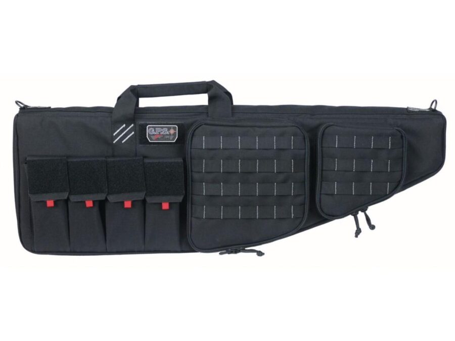 G-Outdoors Tactical AR Case with External Handgun Case 32" Black