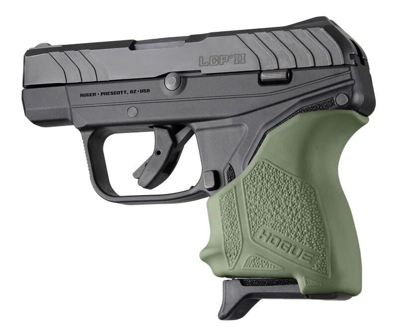 Hogue HandAll Beavertail Grip Sleeve for Ruger LCP II-OD Green