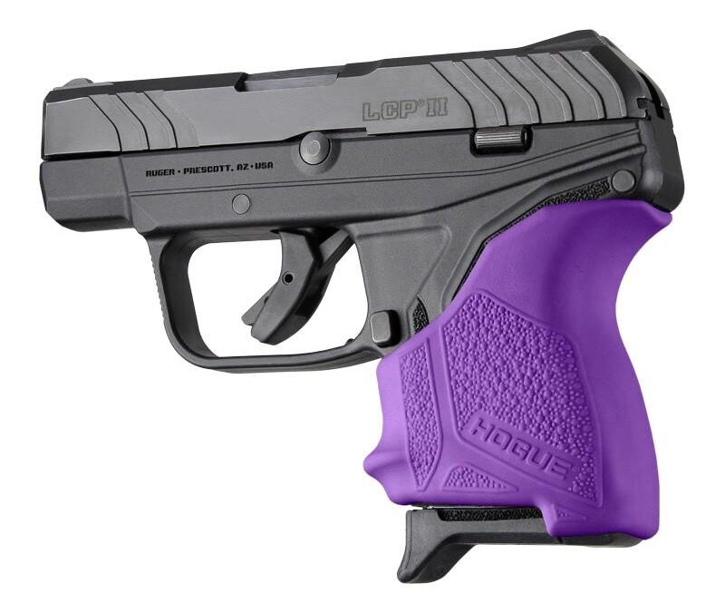 Hogue HandAll Beavertail Grip Sleeve for Ruger LCP II-Purple