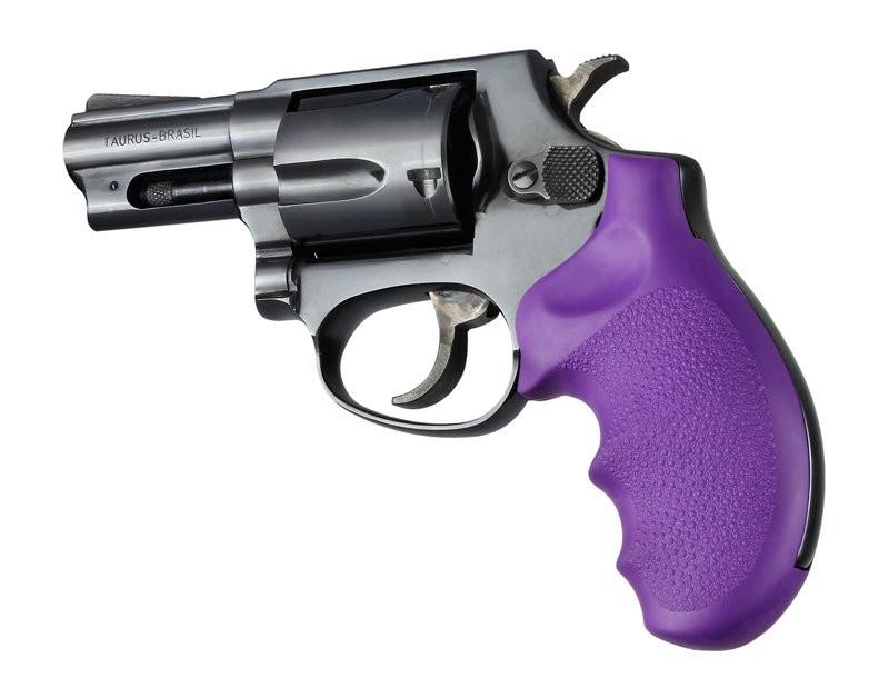 Hogue Rubber Monogrip for Taurus 85 Purple