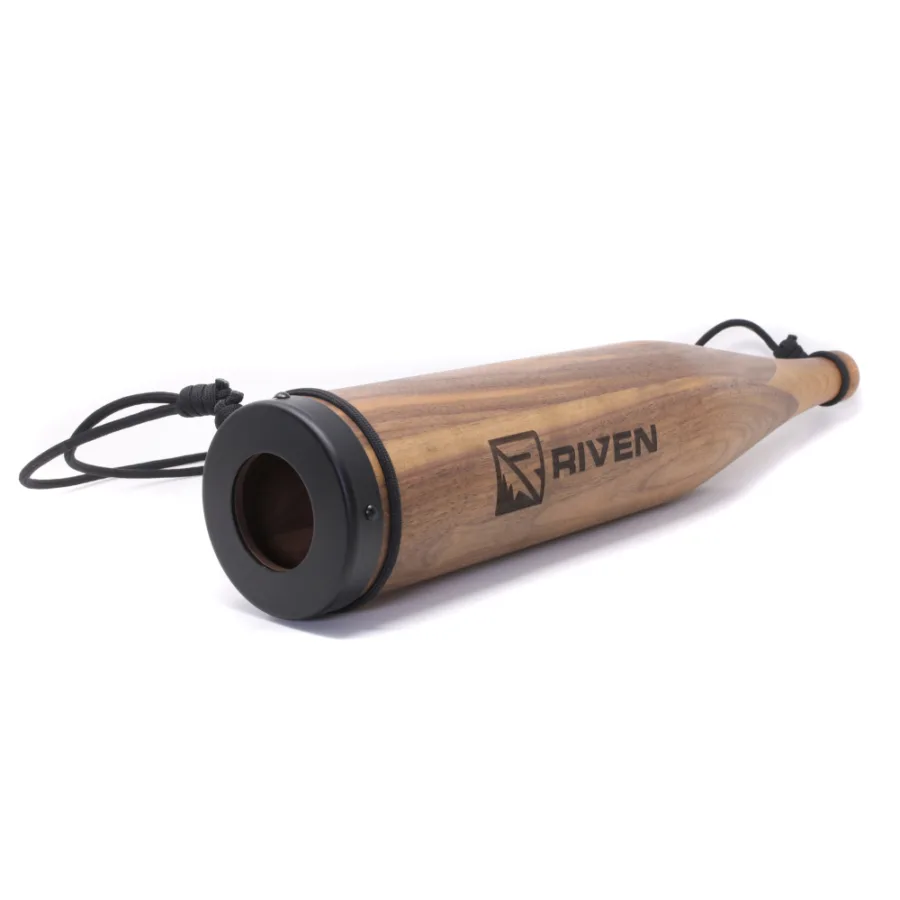 Riven Cambium Elk Bugle Tube Black Walnut