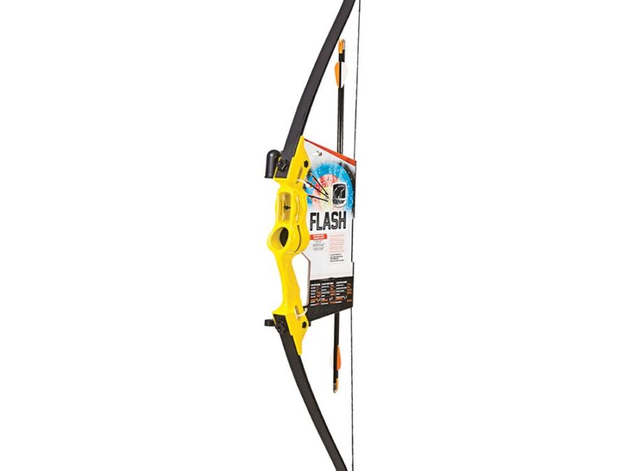 Bear Archery Traditional Youth Bow Flash 18lb Ambidextrous Yellow