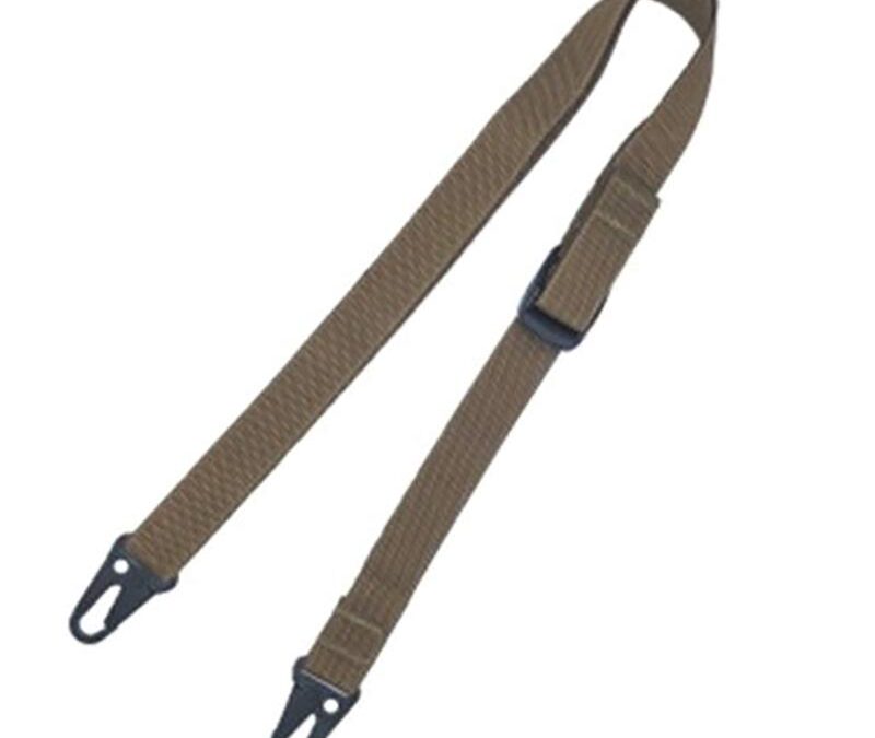 TacShield Sport Ridge 2 Point Rifle Sling 1" Wide HK Snap Hooks Coyote Brown