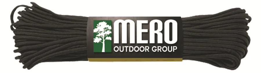 Mero 550 Paracord - 100' 550 lb Black