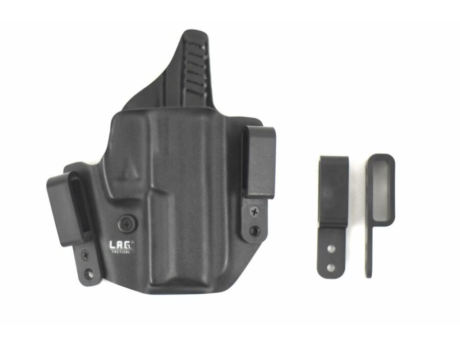 L.A.G. Tactical Defender Holster 1911 5" (W/Rail) Black RH