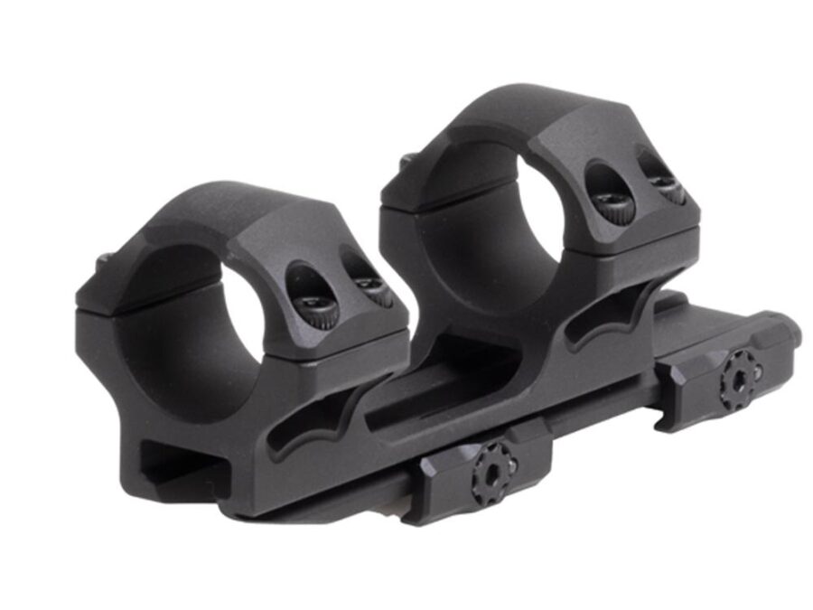 Leapers 1-Piece UTG ACCU-SYNC QR Cantilever Mount 1" Medium 34mm Offset - Matte Black