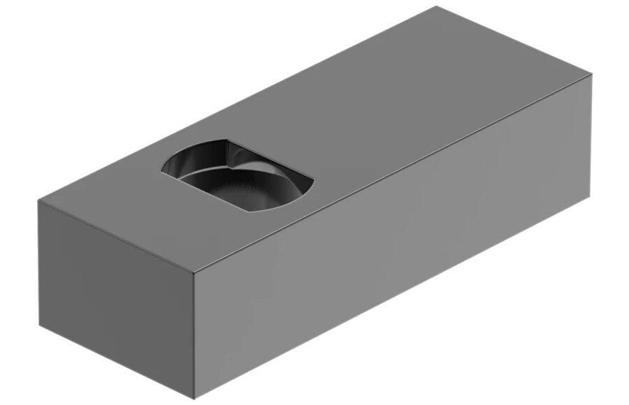 Leupold Front Base Only for Custom Gunmakers Dovetail Base Gloss Black