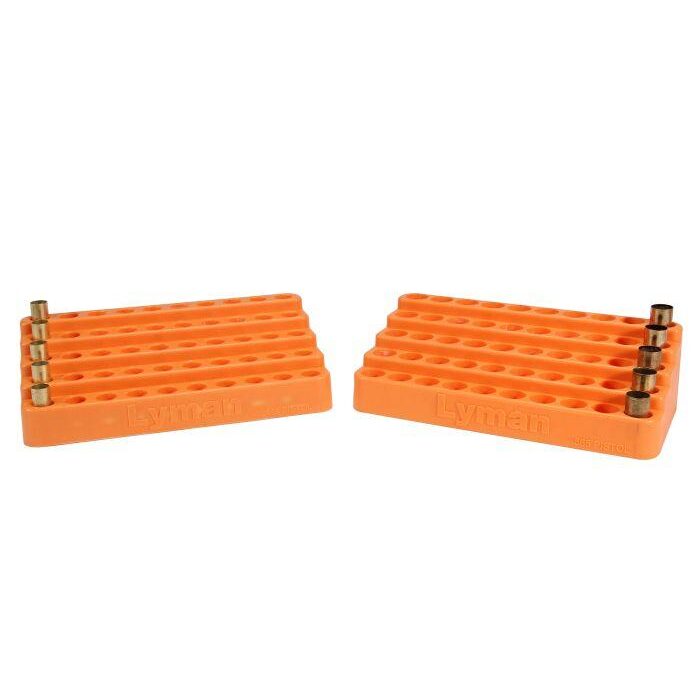 Lyman Bleacher Loading Block for Small Caliber Handguns .445 hole size fits: .380 Auto 9mm Luger .38 Super .357 Sig .38 Special .357 Mag .40 S&W 10mm