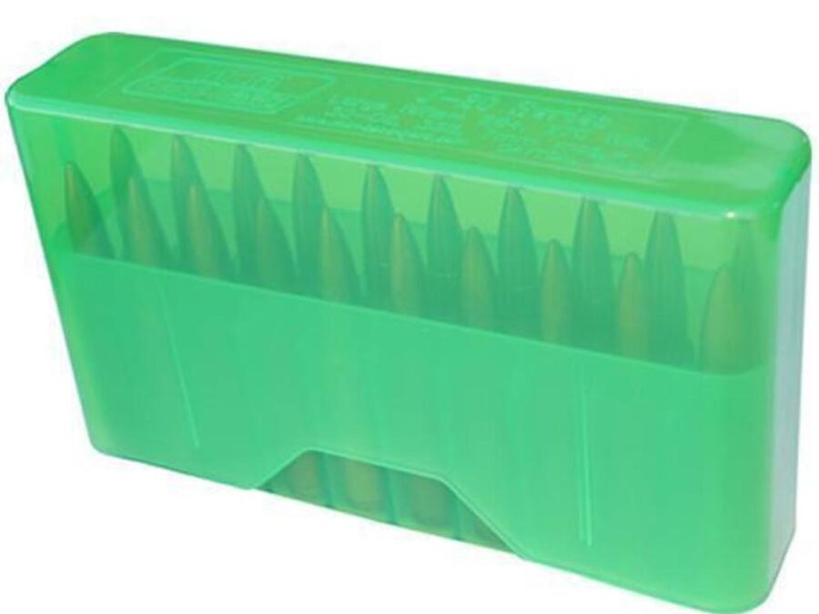 MTM J-20 Slip Top Ammo Box Clear Green