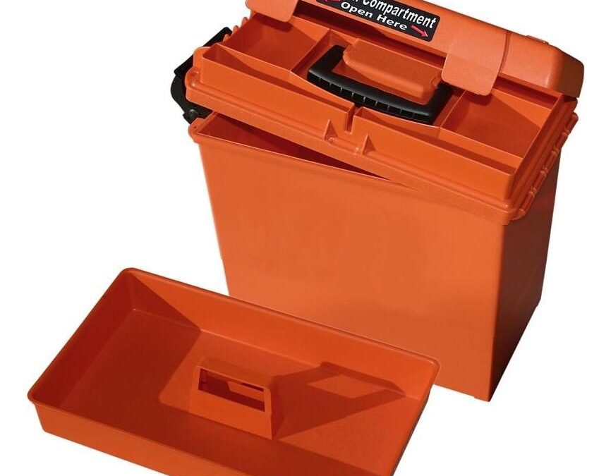 MTM Sportsmen's Plus Utility Dry Box 15" x 8.8" x 13" Orange