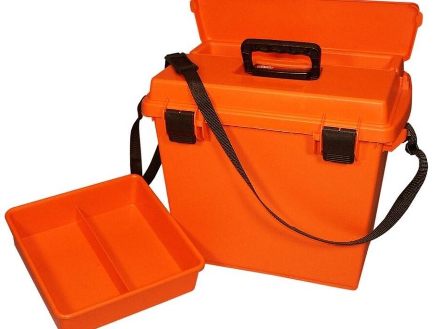 MTM 18.5" x 13" x 15.25" Sportsmen's Plus Utility Dry Box Orange