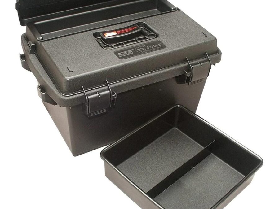 MTM 18.5" x 13" x 15.25" Sportsmen's Plus Utility Dry Box Black