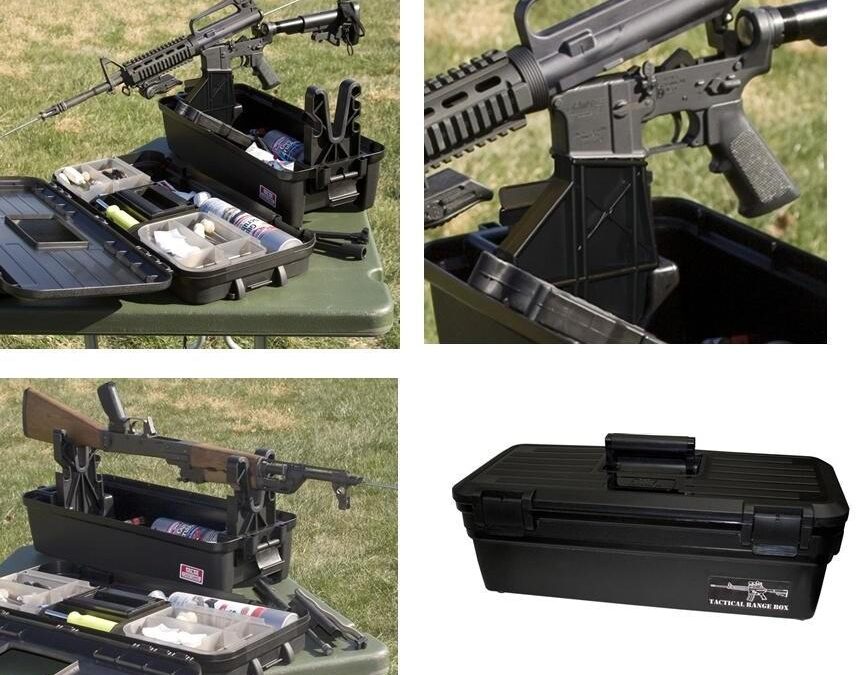 MTM Tactical Range Box for Regular and Tactical Rifle Black