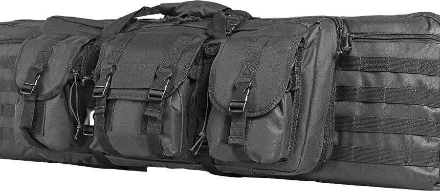 VISM by NcSTAR DOUBLE CARBINE CASE/URBAN GRAY/42 IN