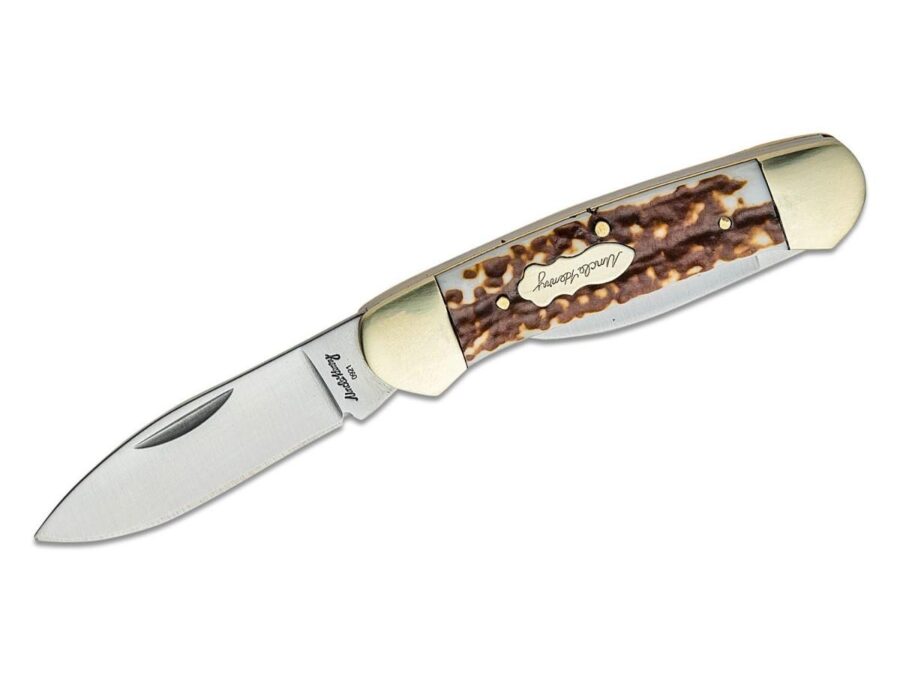 Uncle Henry 11UH Large Canoe Folding Knife 3 3/5" Blade Next Gen Staglon Handle