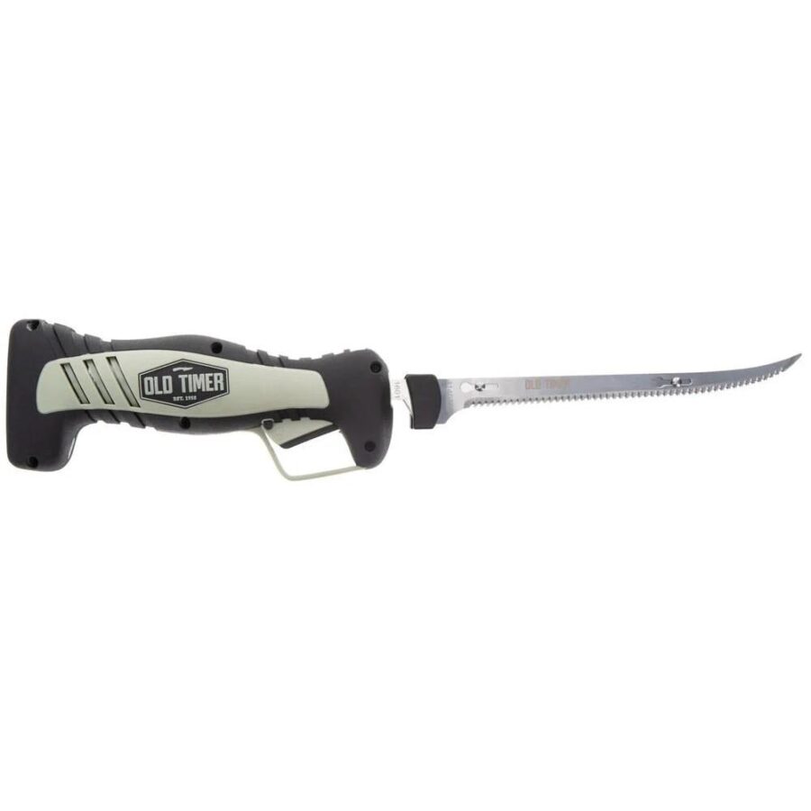 Old Timer Lithium Ion Electronic Fillet Knife 8" Blade Black