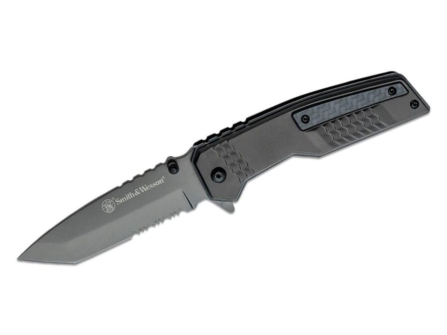 Smith & Wesson Spec Ops Carbon Folding Knife 3 1/2" Blade Black