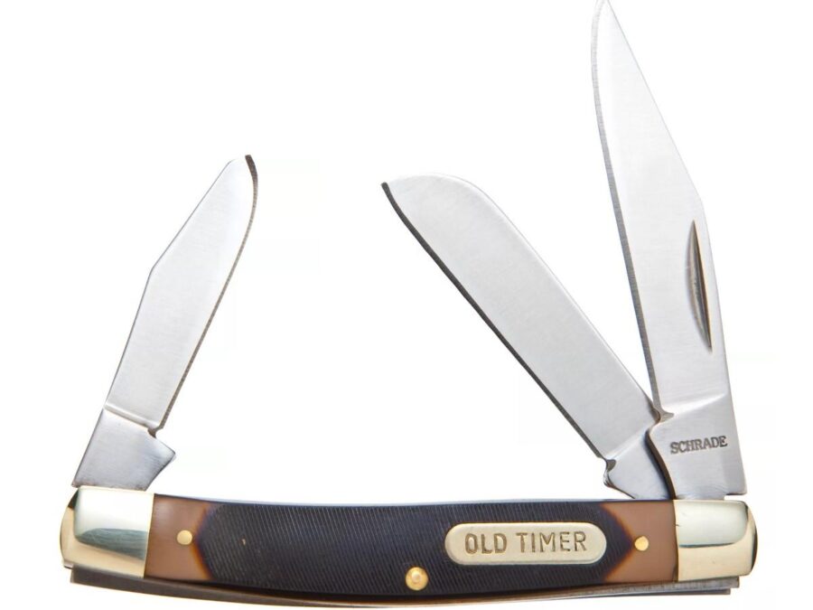 Old Timer 34OT Middleman 3 3 5/16" Blade Black