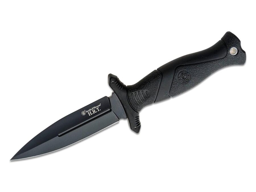 Smith & Wesson HRT Fixed Blade Boot Knife 4" Blade Black