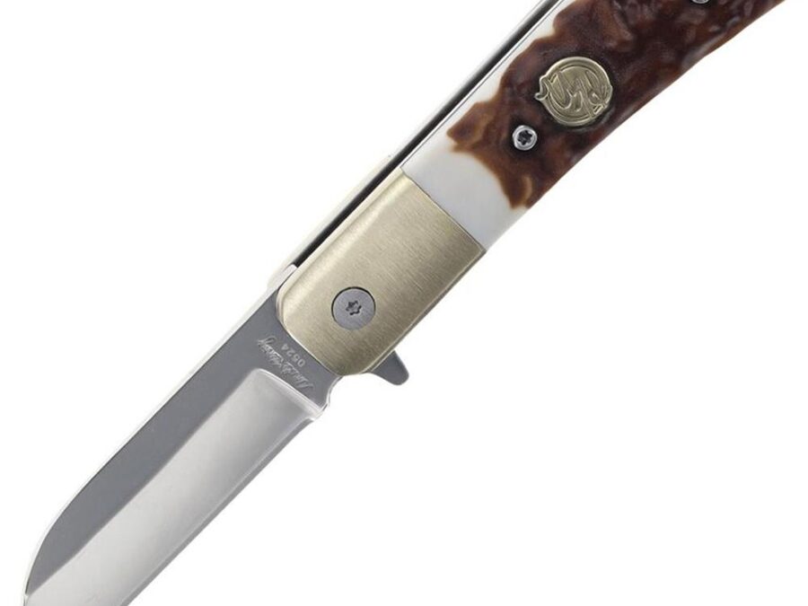 Uncle Henry Next Gen 6UH Folding Knife 2-7/10" Drop Point Blade Staglon Box
