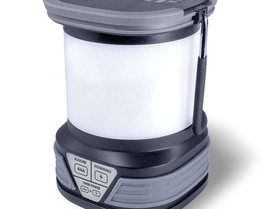 Police Security Flashlights Twin Power Lantern 400 Lumens Black