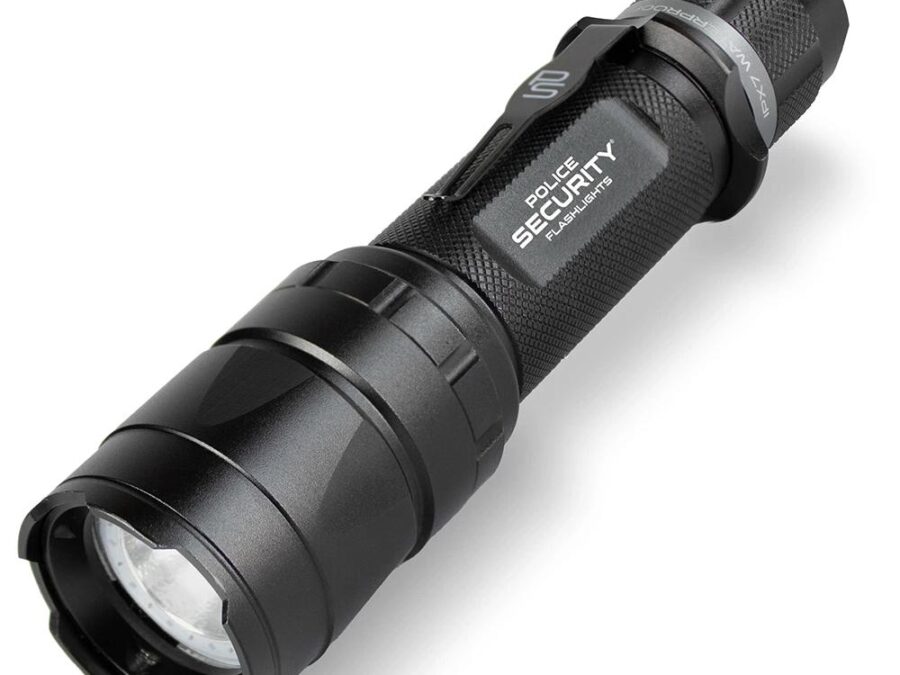 Police Security Flashlights Trac Tact RX Flashlight 1500 Lumens Black