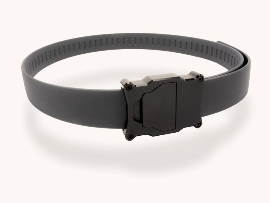 Shield Arms Apogee Belt Grey Belt and Black Buckle