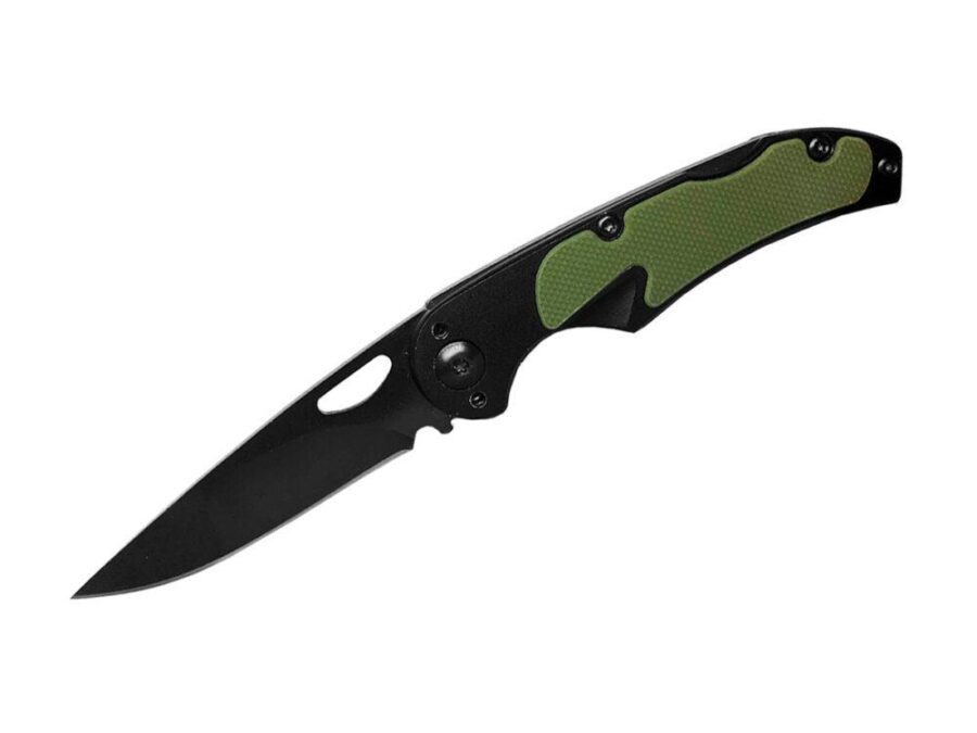 ABKT Elite Mark II Lockback Folding Knife 2-1/2" Drop Point Blade Green
