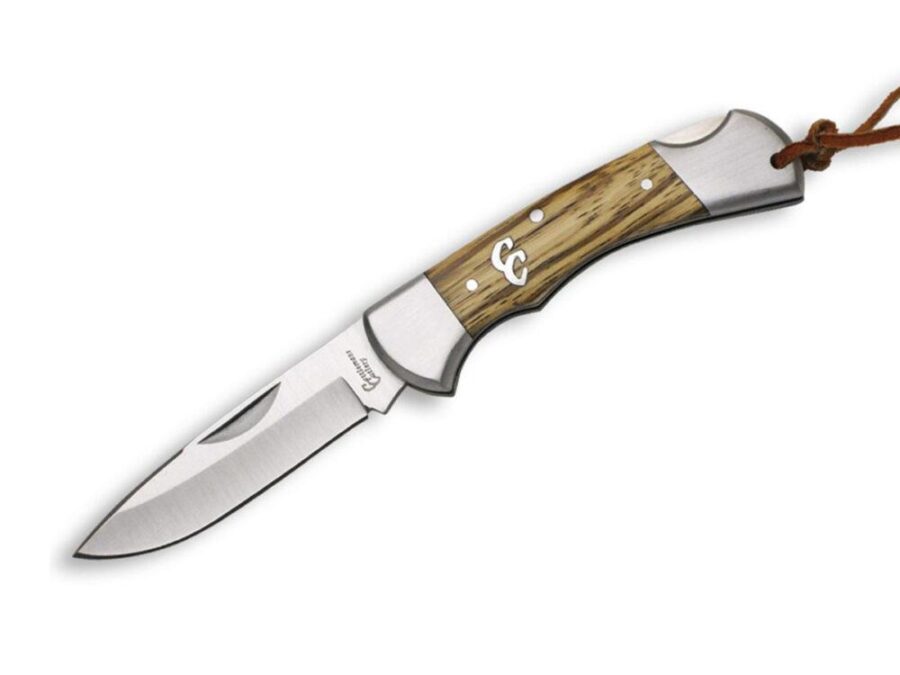 ABKT Cattleman Lockback Sagebrush Folding Knife 3" Drop Point Blade Zebra Wood