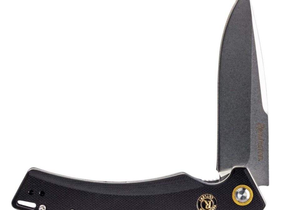 Remington EDC Liner Lock Folding Knife 4-3/4" Drop Point Blade Black