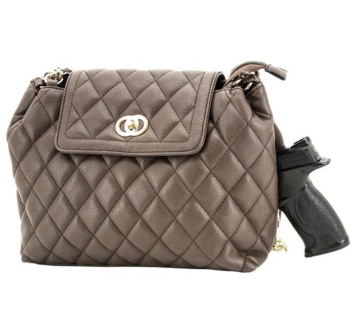 Rugged Rare Coco Concealed Carry Purse Brown