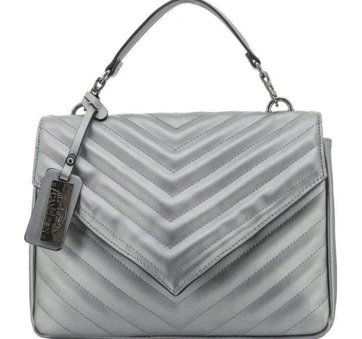 Rugged Rare Aria Concealed Carry Purse Silver