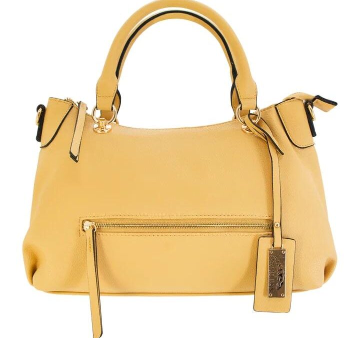 Rugged Rare Darcy Concealed Carry Handbag Biscuit Yellow