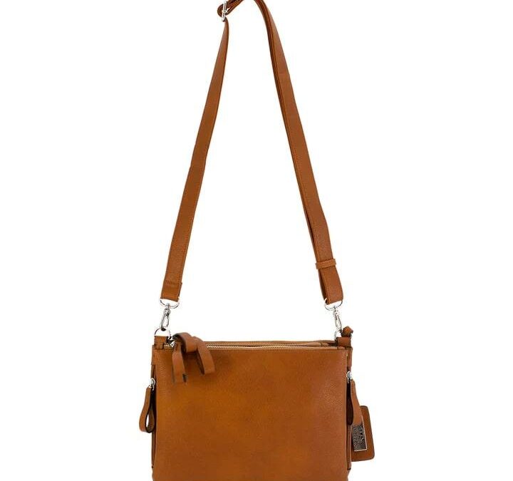 Rugged Rare Iris Concealed Carry Handbag Brown