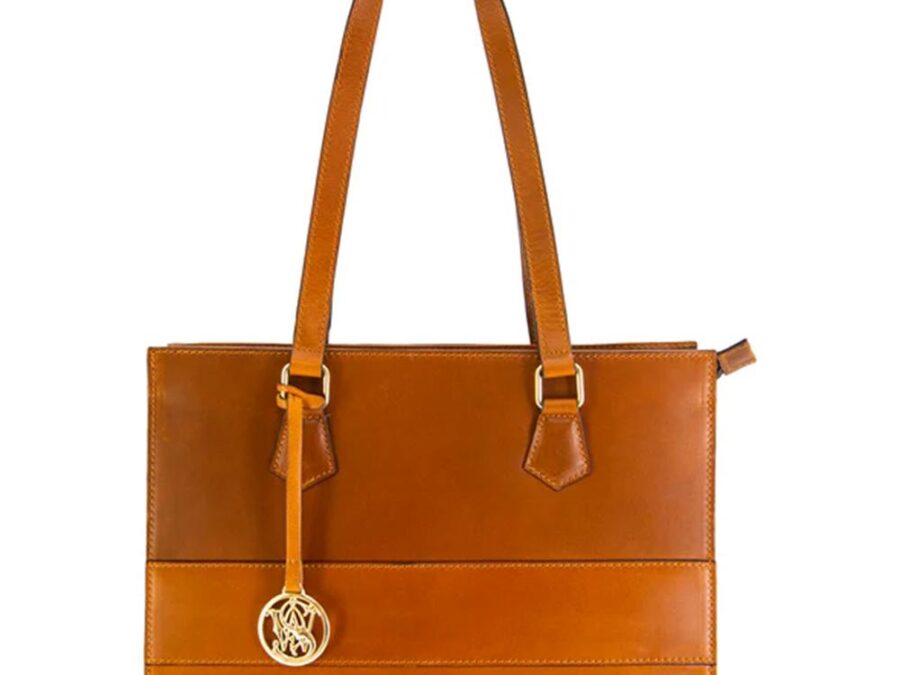 Rugged Rare S&W Structured Handbag Concealed Carry Purse Tan