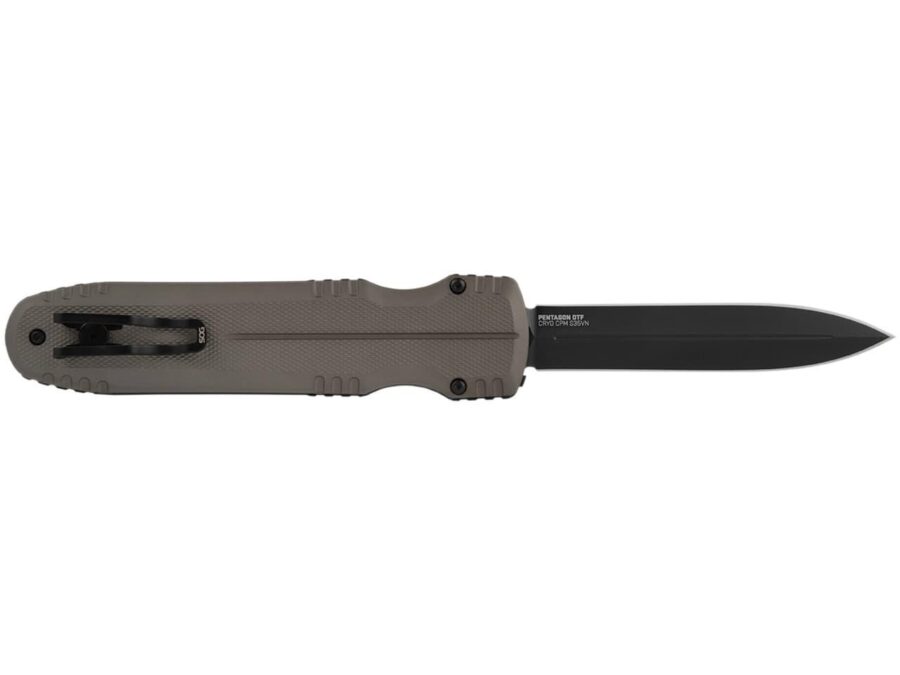 SOG Pentagon OTF Knife 3.79" Blade FDE